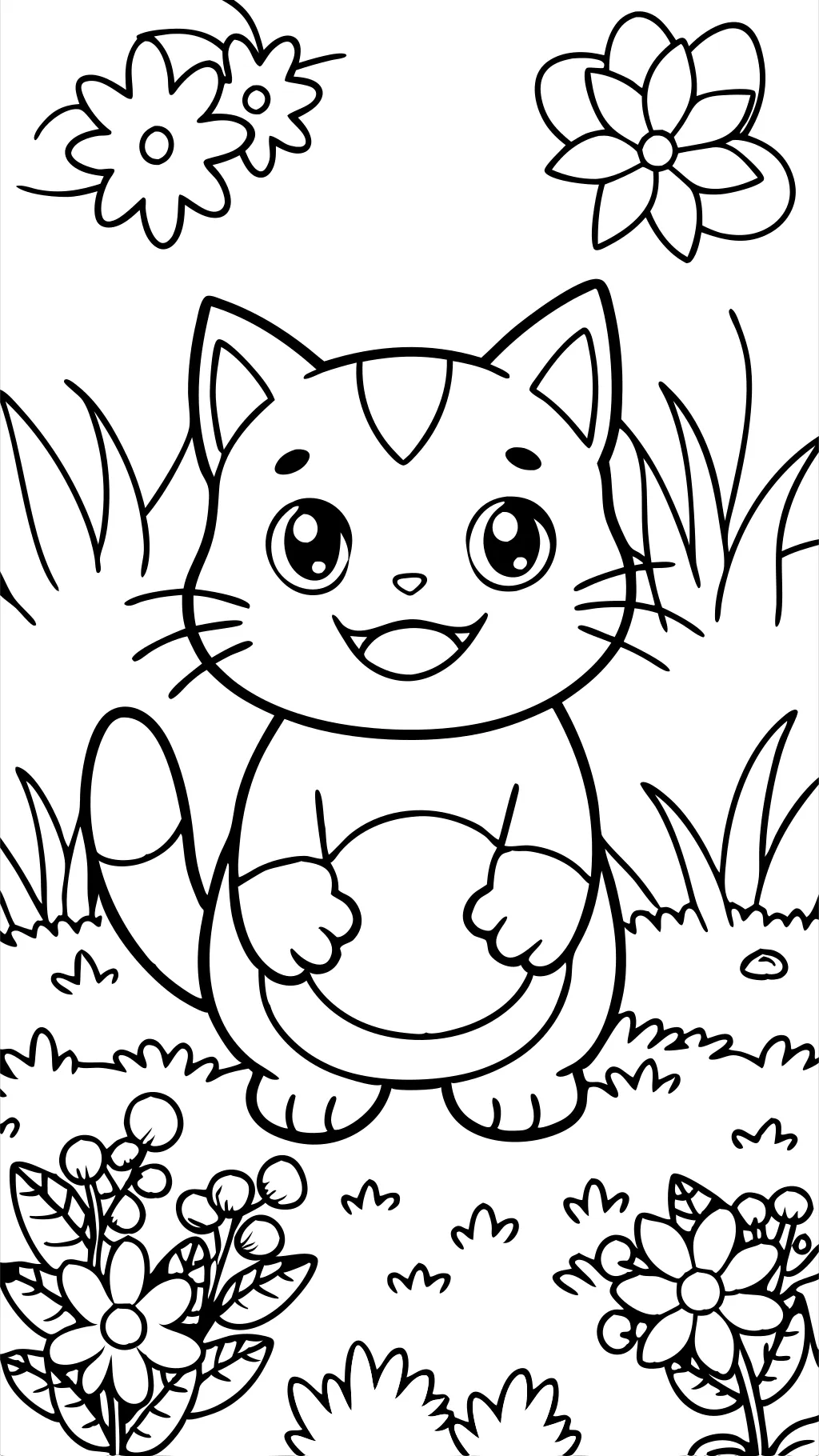 sprigatito coloring pages